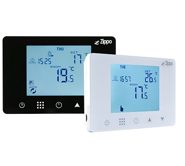 DUO - Cronotermostato settimanale da parete con ampio display