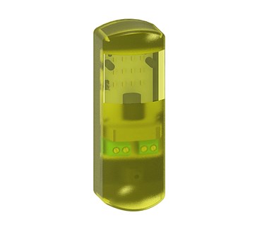 Segnalatore luminoso SLIM con selezione luce fissa o intermittente